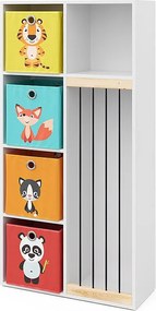 Półka dla dzieci biały 72x29.1x143 marvin