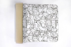 Dywanik łazienkowy antypoślizgowy Dywanik łazienkowy antypoślizgowy Koty Wzór