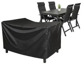 Czasza parasola ochronny na stół 180 x 100 cm + 4 fotele, możliwość sztaplowania