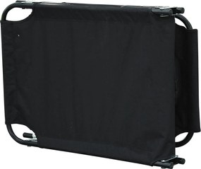 Outsunny Leżak Ogrodowy Relaksacyjny Trójnożny z Okienkiem Czarny Komfort i Styl | Aosom PL