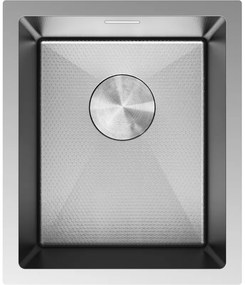 Mexen Trixo zlewozmywak stalowy 1-komorowy 370 x 440 mm, inox HC - 6412371000-01HC