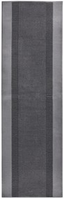 Dywan nowoczesny Basic szary chodnik 80 cm x 200 cm