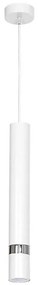 Lampa wisząca na przewodzie JOKER 1xGU10/25W/230V biały/chrom błyszczący
