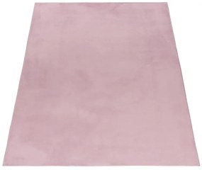 Dywan pluszowy Pouffy pudrowy róż 60 cm x 110 cm