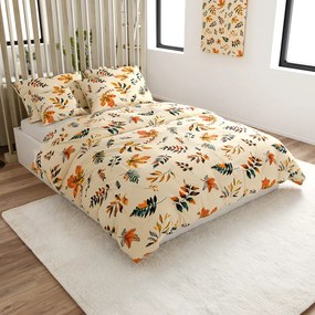 PrzytulneMieszkanie.pl PrzytulneMieszkanie.pl Pościel z mikropluszu AUTUMNA kremowa Rozmiar pościeli: 70 x 90 cm | 140 x 200 cm