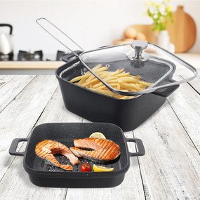 Aluminiowe brytfanny zestaw 2 szt. 24,5x32,5 cm GRANDE – Orion