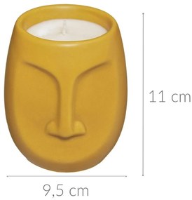 Świeca ozdobna, zapachowa, twarz MAYA, 80 g