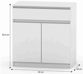 Szafka HANY NEW 007, biały