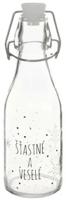 Orion Butelka z klipsem i zamknięciem Vločkabiała, 0,16 l, 160 ml