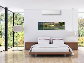 Obraz jeziora (170x50 cm)