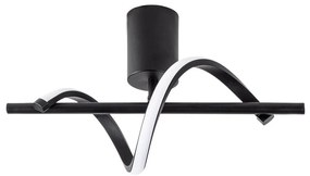 Czarna lampa sufitowa LED ø 7 cm Likma – Opviq lights
