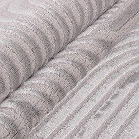 Dywan 3D nowoczesny Sahara Iluzja szary 120 cm x 170 cm