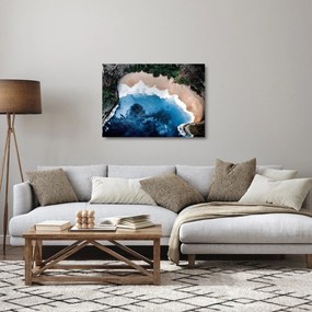 Obraz na szkle plaży Nusa Penida, Indonezja (70x50 cm)