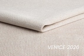 Narożnik Lutario L z funkcją spania lewostronny - beżowa plecionka hydrofobowa Venice 2026