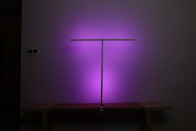 Lampa LED na biurko NOX z efektami RGBW, zacisk, pilot zdalnego sterowania