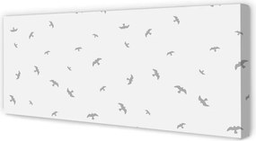 Obraz na płótnie Subtelne Szare Ptaki