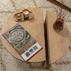 Stolik kawowy Orion Honey Oak Black