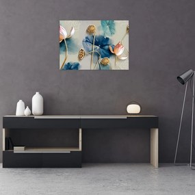 Obraz z kwiatami (70x50 cm)