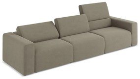 Jasnobrązowa sofa modułowa 314 cm Kalea – Makamii