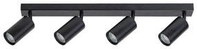 Rabalux 2086 - Lampa sufitowa SOLO 4xGU10/25W/230V czarna
