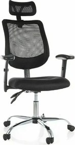 Fotel biurowy Q-118R czarny