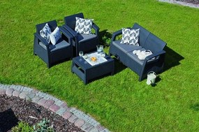 Zestaw mebli ogrodowych CORFU antracyt