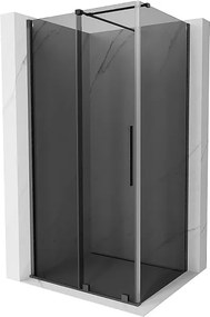 Mexen Velar kabina prysznicowa rozsuwana 130 x 90 cm, grafit, gun gray szczotkowany - 871-130-090-41-66