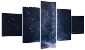 Obraz gwiaździstego nieba (125x70 cm)