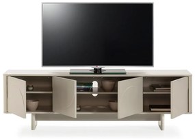 Kremowa szafka pod TV 180x55x40 cm Solei – MOME