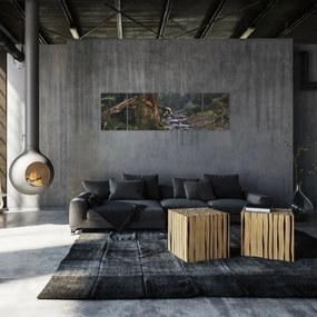 Obraz - W lesie (170x50 cm)