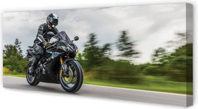 Duży obraz na płótnie Motocykl ku Horyzontowi