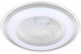 Plafoniera LED ZONDA SILVER 48W z wentylatorem