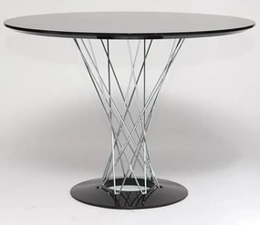 Czarny okrągły stół designerski - Praxon