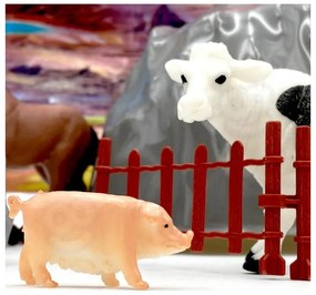 Woopie zestaw figurki zwierzęta farma 34 szt.