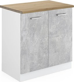 Szafka pod zlew beton 80x60x81.6 r-line