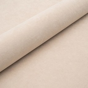 Beżowe tapicerowane łóżko dwuosobowe ze schowkiem i stelażem 140x200 cm Mija – Maison de Rêve