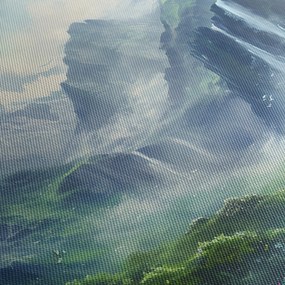 Obraz - Dolina wodospadów (125x70 cm)