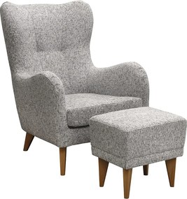 Fotel Roland z podnóżkiem-ergonomiczny, komfortowy i ponadczasowy design