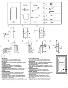 Poręcz na wannę SECURA, aluminium