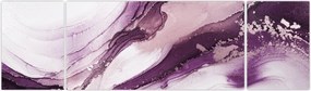 Obraz - Fioletowy płyn artystyczny (170x50 cm)