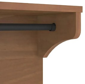 Mały wieszak ścienny drewno orzechowe W3-G79