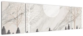 Obraz - Zimowy krajobraz (170x50 cm)