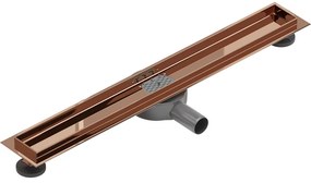 Mexen Flat 360° korpus do odpływu liniowego obrotowy 50 cm, różowe złoto - 1640050