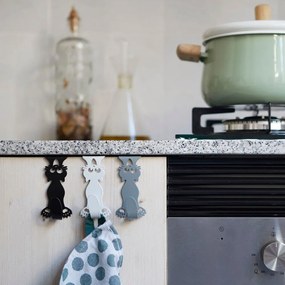 Wiszące metalowe haczyki zestaw 3 szt. Curious Cats – Balvi