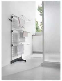 Suszarka na pranie w szaro-srebrnym kolorze 22 m Thunder – Metaltex