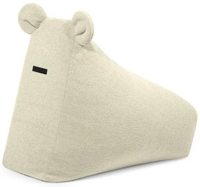 Jasnoszary dziecięcy worek do siedzenia z materiału bouclé Snug 80 Bear – SLOWDOWN