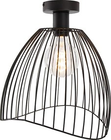 Designerska lampa sufitowa czarna 29 cm - Pua