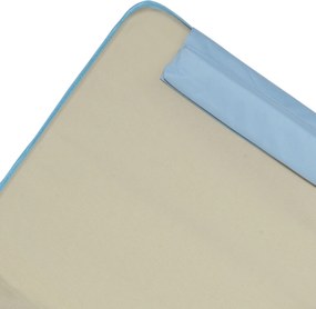 Outsunny Zestaw 2 Mat Plażowych, Regulowane, Składane, 124Dł x 53Szer x 37-50Wys cm, Beżowy