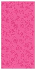 Różowy bawełniany ręcznik plażowy 70x140 cm Sea – B.E.S.