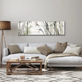 Obraz - Bambusy, rysunek (170x50 cm)